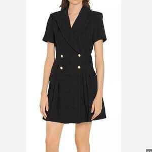 Sandro Black Mini Dress